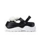 2535-8 Black, Black and White Pom-Pom