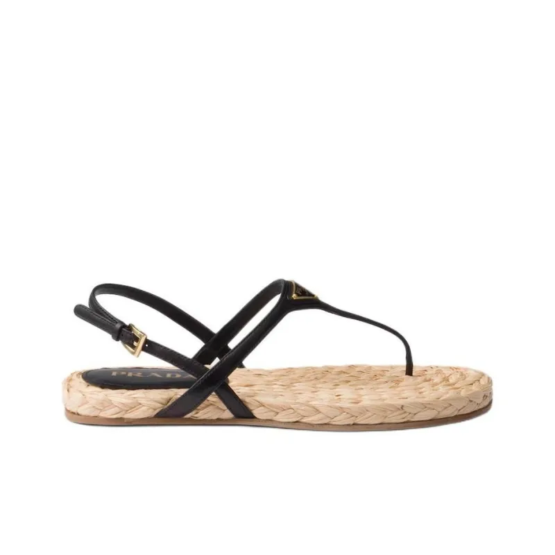 PRADA Strap Sandals Women's Black-1