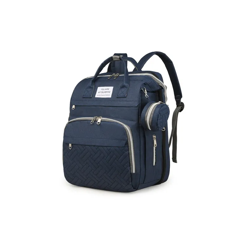 KINGSONS Oxford Backpack Unisex Gray/Black/Purple/Dark Blue/Pink-14