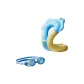 Ocean Blue Swim Two-Piece Set[Arm Ring Float+Swim Goggles]Comes with Pump