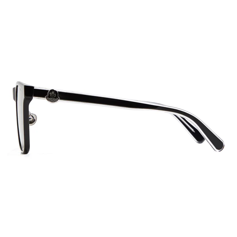 Moncler Acetate Irregular Shape Sunglasses Men's Black-1