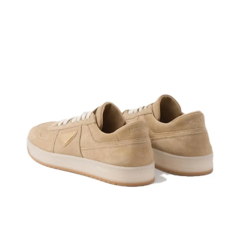 PRADA Prada Downtown Low Top Skateboard Shoes Men's Brown-3