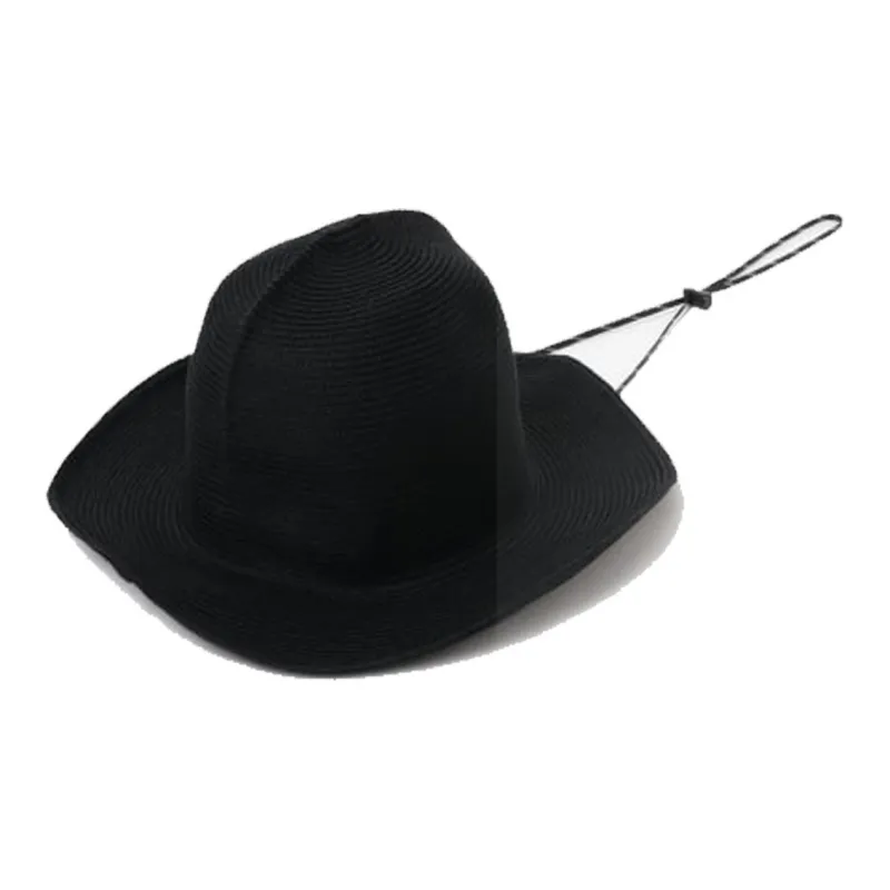 Beams Cotton Sun Protection Hats Women's Black·-0
