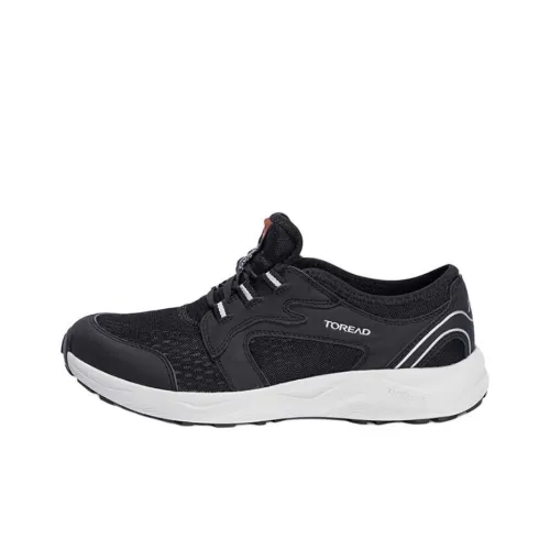 TOREAD Slip Resistant, Abrasion Resistant, Breathable Low Top Hiking Shoes Men's Black