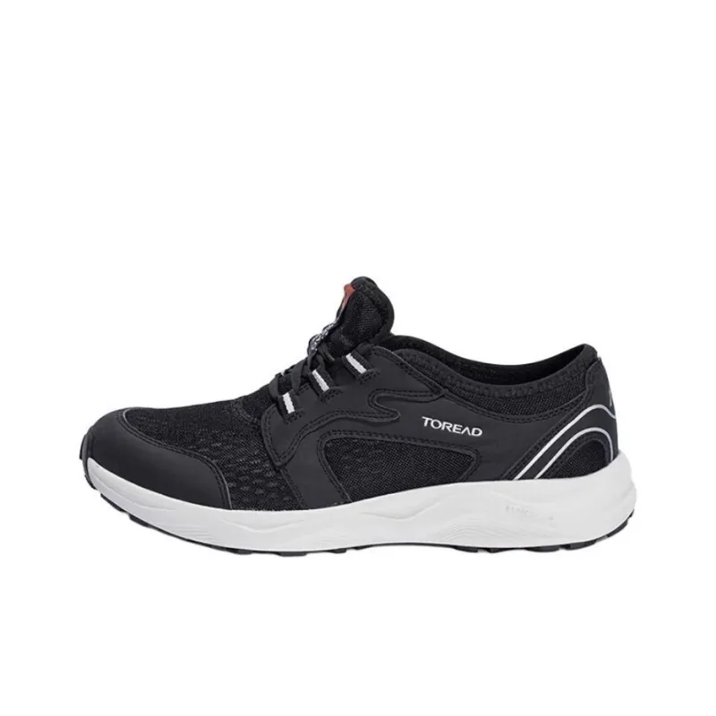 TOREAD Slip Resistant, Abrasion Resistant, Breathable Low Top Hiking Shoes Men's Black-0