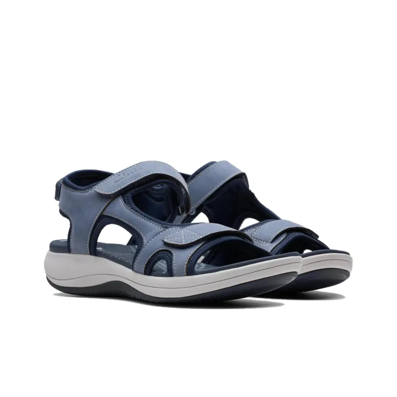 Clarks Beach Sandals Women's Denim Blue-2