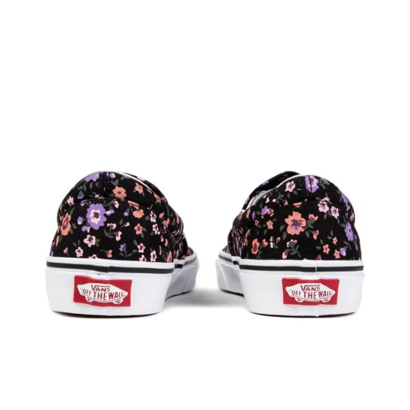 Vans Classic Slip On Black Floral Women's-3