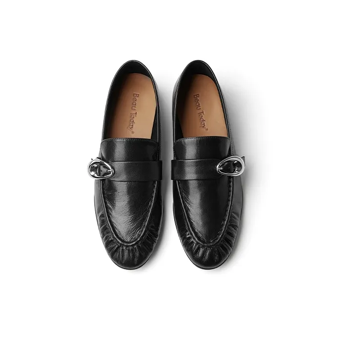 Beau Today Loafers Women's Black/Brown/Sand-4