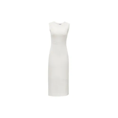 VERO MODA Sleeveless Dresses Women's Honey Milk White