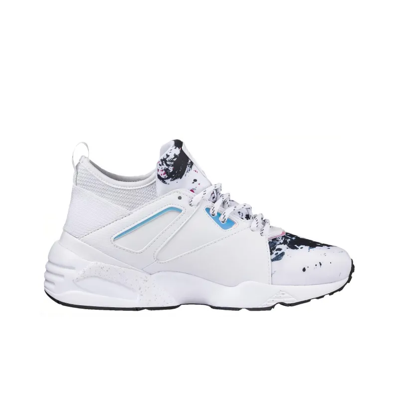 PUMA Bog Sock Anti-Slip And Wear-Resistant Lightweight Mid-Top Running Shoes Women's White-1