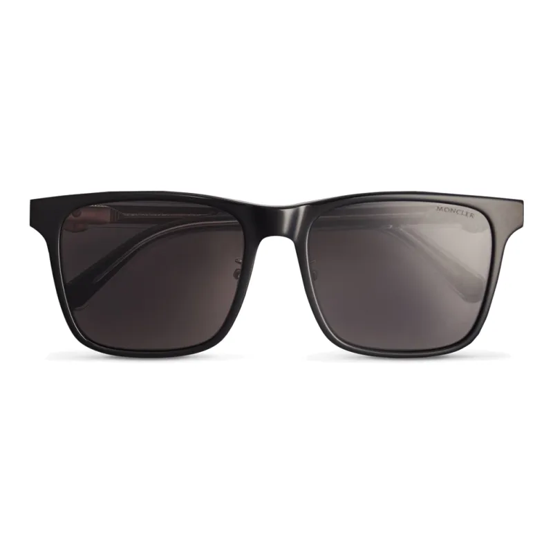 Moncler Acetate Irregular Shape Sunglasses Men's Black-0