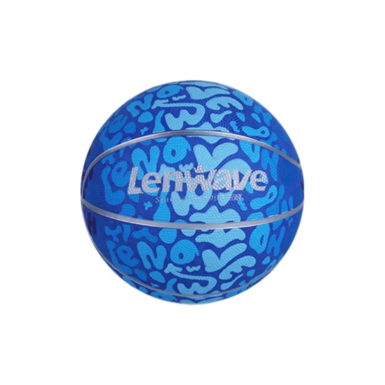 LENWAVE Rubber Basketball Size 5 Ball Training Kids'-2