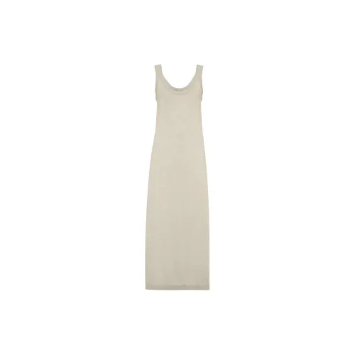 Brunello Cucinelli Sleeveless Dresses Women's Light Beige