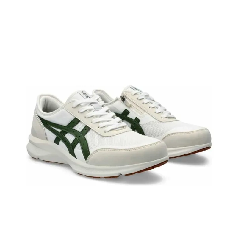 Asics Hadashi Walker Abrasion Resistant Breathable Low Top Casual Shoes Men's White Green 3E Width-2