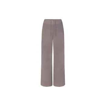 SKIMS COZY KNIT STRAIGHT LEG PANT Pajama Pants Women's GREY CHALK/Gray Pink