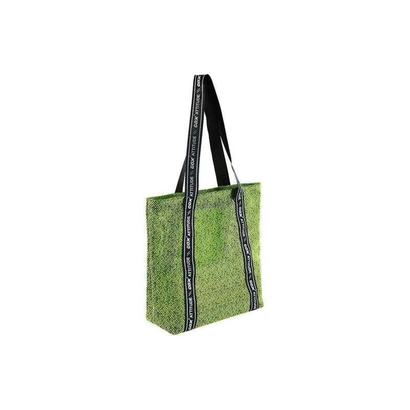 GOX Gauze Tote Bag Shopping Bag Shoulder Bags Women's Vibrant Green/Sun Orange/Sophisticated Black-0