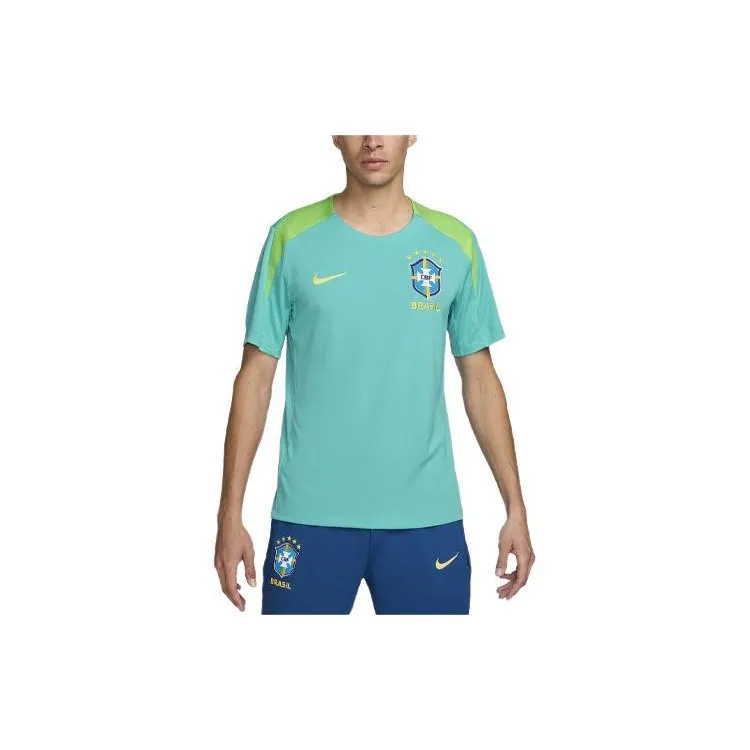 Nike Brazil Strike Men's Nike Dri FIT Soccer Short Sleeve Knit Top-1
