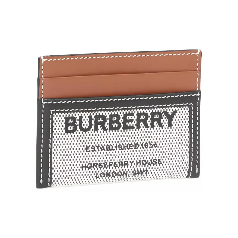 Burberry Horseferry Card Case Tan/Black-1