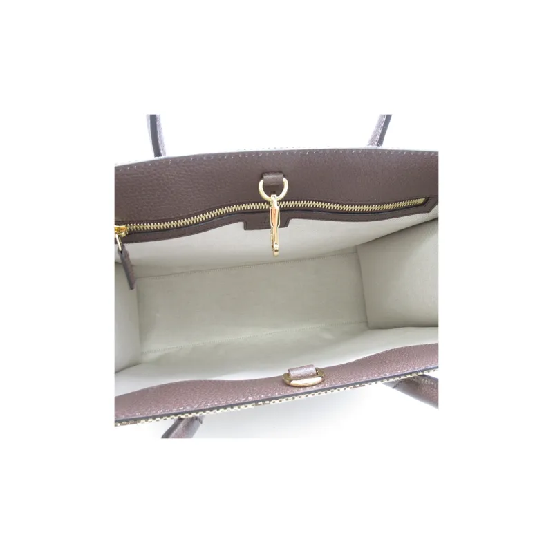 GUCCI GG Canvas Canvas Bag Tote Bag Shopping Bag Shoulder Bag Crossbody Bag Handbag Unisex Brown-4