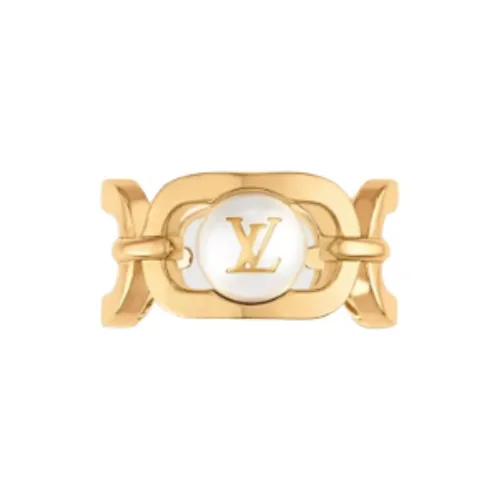 LOUIS VUITTON My Lv Chain Pearls Ring