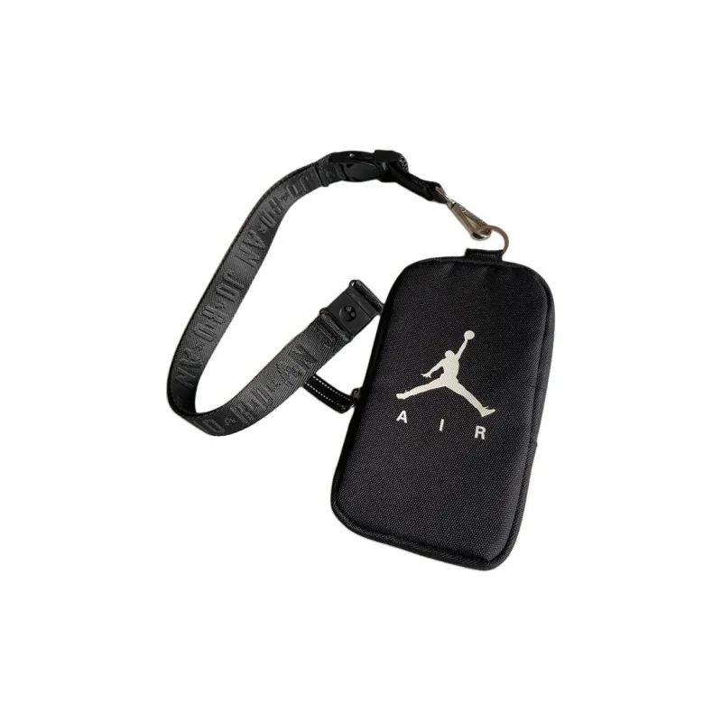 Jordan Polyester Crossbody Bag With Cell Phone Pouch And Card Holder Mini Unisex Black-4