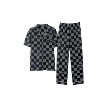 Follow The United States Pajama Set Men's Black