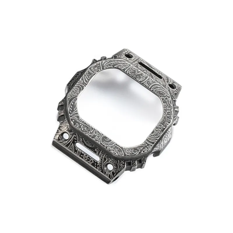 JERALAND Small Block Casio Compatibility Watch Band 24cm Stainless Steel Material-3