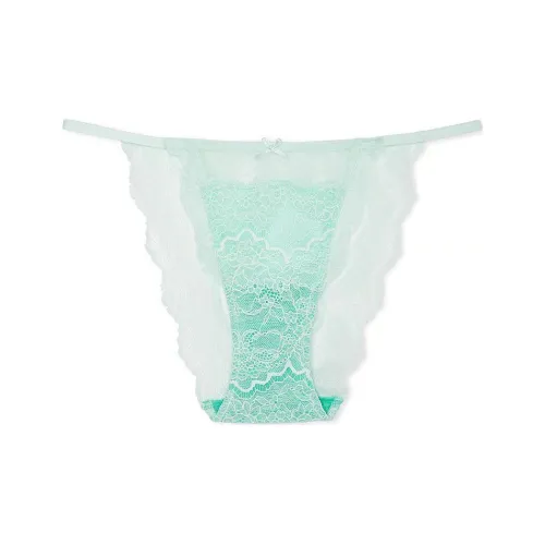 Victoria's Secret PINK/DREAM ANGELS Lace & Mesh String Bikini Panty/CW Underpants Women's 1 Pack Green
