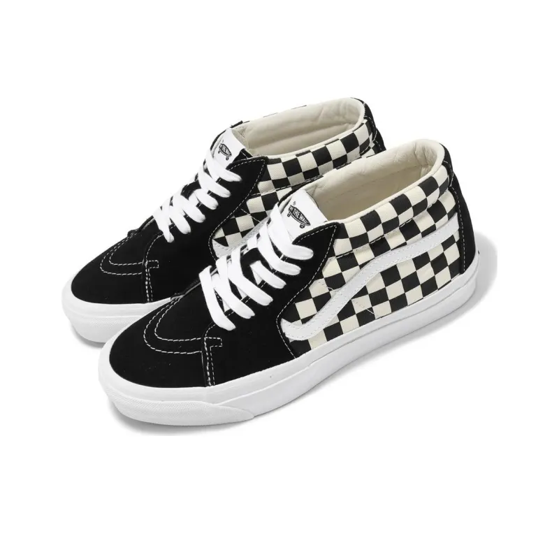 Sk8 Vans Mid Reissue 83 Lx 'Checkerboard Black'-2