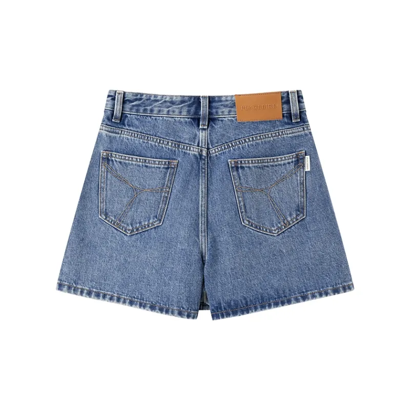 PEACEBIRD Denim Shorts Women's-1