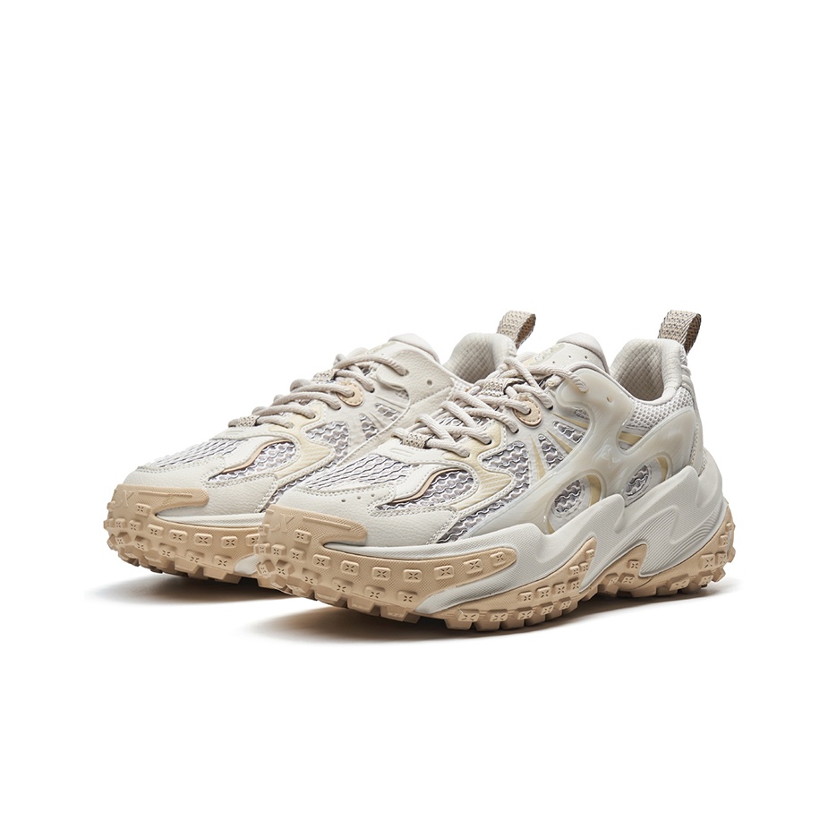 XTEP Shanhai Collection Chunky Sneakers Men Low-Top Leather