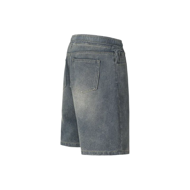 PUCCA Denim Shorts Unisex Vintage Blue-1