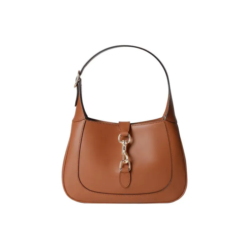 GUCCI Canvas With Leather Handbag, Shoulder Bag Women's Brown-0