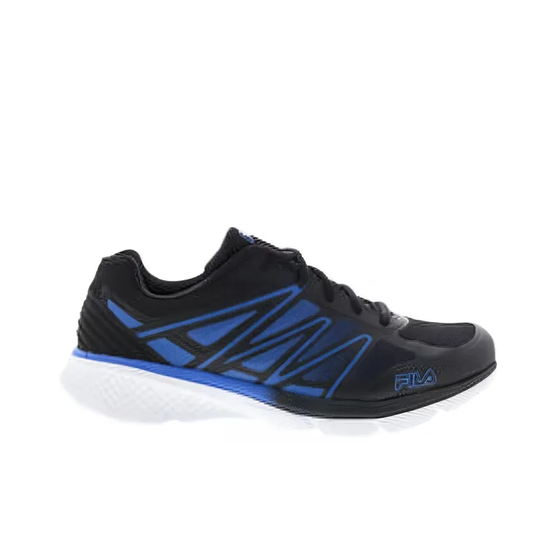 FILA Cushioning Wear Resistant Low Top Running Shoes Men's Blue White-1