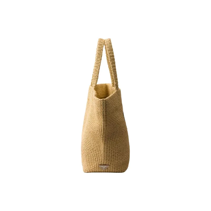 PRADA Fabric Handbag Unisex Tawny-2