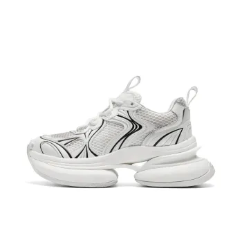 CHERYKALLY Chunky Sneakers Women's Low Top White
