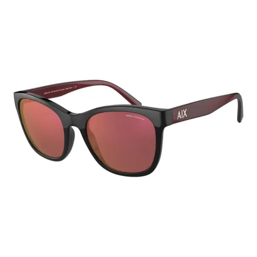 ARMANI EXCHANGEAE Rectangular Sunglasses Women's Red