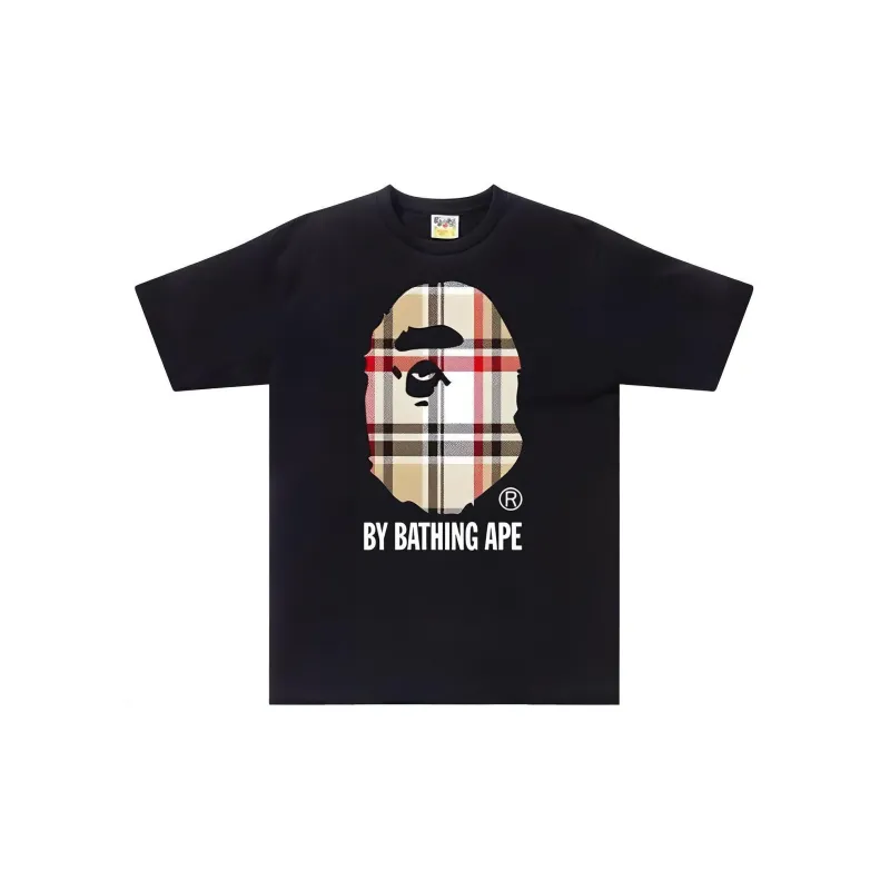 Bape A BATHING APE Check By Bathing Tee-3