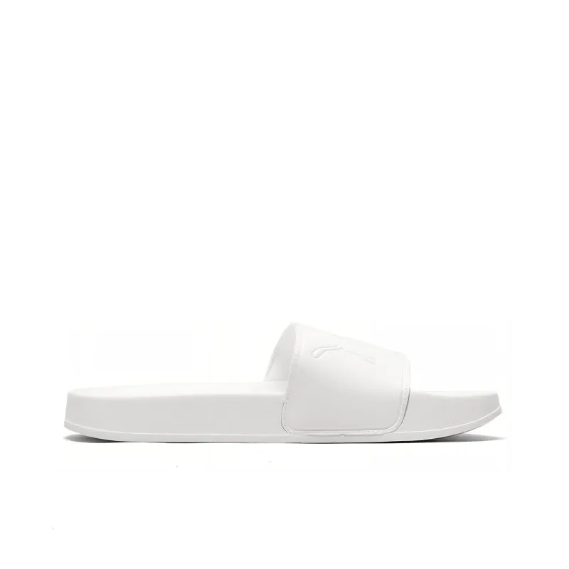 PUMA Leadcat Patent Slide White Women's-1
