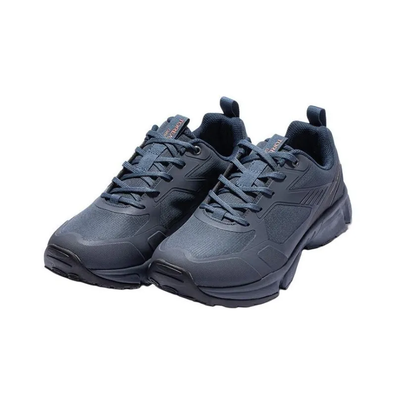 TOREAD Slip Resistant, Abrasion Resistant Cushioning Coverage Low Top Hiking Shoes Men's Blue Black-2