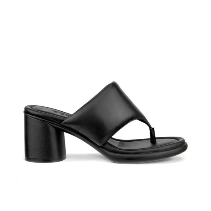 Ecco Flip Flops 5.5cm Women's Black-1