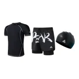 Swimsuit+Swimming Trunks+Swimming Cap