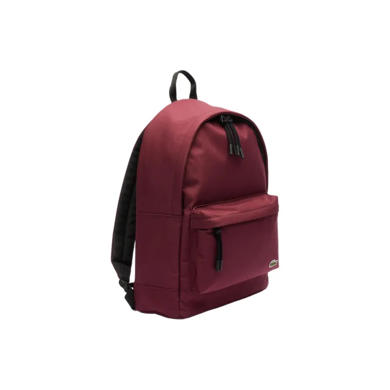 LACOSTE Recycled Polyester Backpack Regular Unisex Red-1