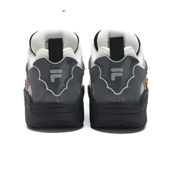 FILA DESPERADO Cushioning Support Low Top Vintage Basketball Shoes Men's Gray White Black-4