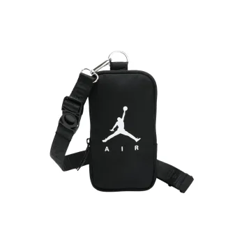 Jordan Polyester Crossbody Bag With Cell Phone Pouch And Card Holder Mini Unisex Black