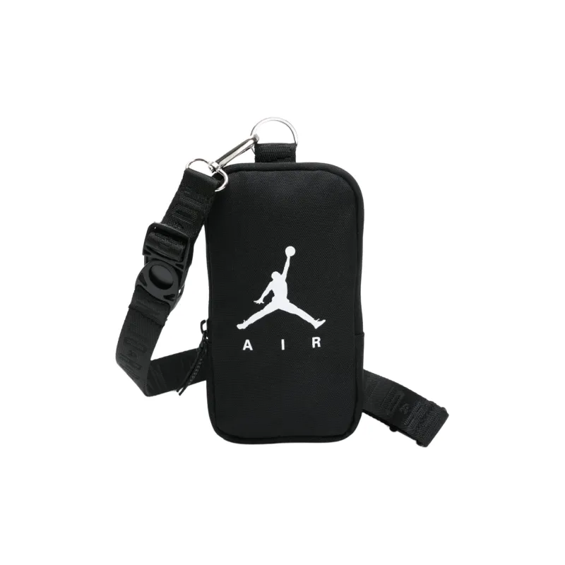 Jordan Polyester Crossbody Bag With Cell Phone Pouch And Card Holder Mini Unisex Black-0