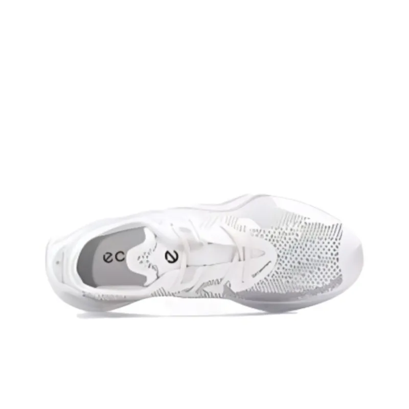 Ecco Anti Slip Wear Resistant Low Top Casual Shoes Women's White-2