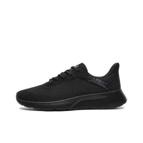 LPMX Running Shoes Unisex Low-Top Black/Dark Gray