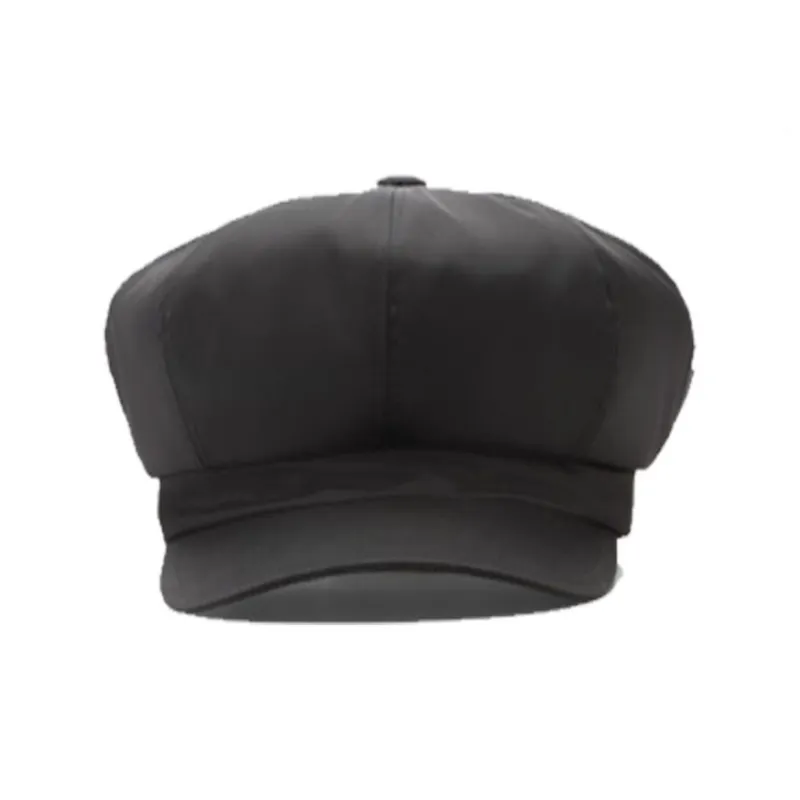 PRADA Recycled Nylon Berets Men's Black-0