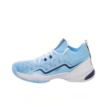 DECATHLON Cushioning Wear-Resistant Low-Top Badminton Shoes Unisex Nile Blue